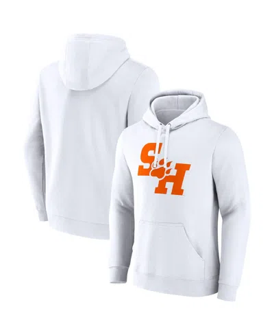 Fanatics Men's White Sam Houston State Bearkats Primary Logo Pullover Hoodie