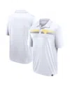 Fanatics Men's White San Diego Padres Big Tall Victory For Us Interlock Polo In White,brown