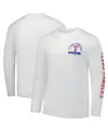 Fanatics Men's White Texas Rangers Press Box Long Sleeve T-shirt In White