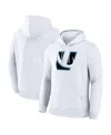 Fanatics Men's White Utah Mammoth Alternate Logo Legacy Fleece Pullover Hoodie In White