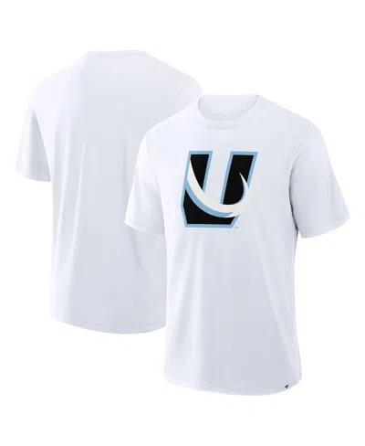 Fanatics Men's White Utah Mammoth Alternate Logo Stadium Slub T-shirt