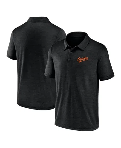 Fanatics Men'sâ Black Baltimore Orioles Unstoppable Polo Shirt