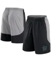 Fanatics Men'sâ Black/gray Miami Marlins Go Hard Shorts