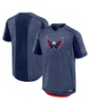 Fanatics Men'sâ Heather Navy Washington Capitals Authentic Pro Rink Performance T-shirt In Blue