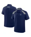 Fanatics Men'sâ Navy Dallas Cowboys Back Around Raglan Polo Shirt In Blue