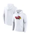 Fanatics Men'sâ White Illinois State Redbirds Primary Logo Pullover Hoodie In White