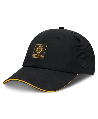 Fanatics Men's Black Boston Bruins Driver Adjustable Hat