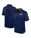 Fanatics Men's Navy Nashville Predators Authentic Pro Rink Raglan Polo Shirt In Blue