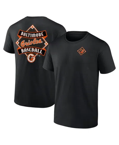 Fanatics Mto Label Men's Black Baltimore Orioles Field Play T-shirt