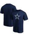 Fanatics Mto Label Men's Navy Dallas Cowboys Primary Logo T-shirt In Blue