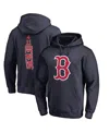 Fanatics Mto Label Men's Rafael Devers Navy Boston Red Sox Backer Pullover Hoodie In Navy