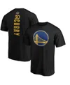 Fanatics Mto Label Men's Stephen Curry Black Golden State Warriors Playmaker Name Number Logo T-shirt In Black