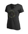 Fanatics Mto Label Women's Black Alabama Crimson Tide Liberty T-shirt In Black