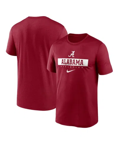 Fanatics Nike Men's Crimson Alabama Crimson Tide 2024 Sideline Legend Performance T-shirt
