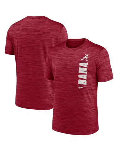 Fanatics Nike Men's Crimson Alabama Crimson Tide 2024 Sideline Velocity Performance T-shirt