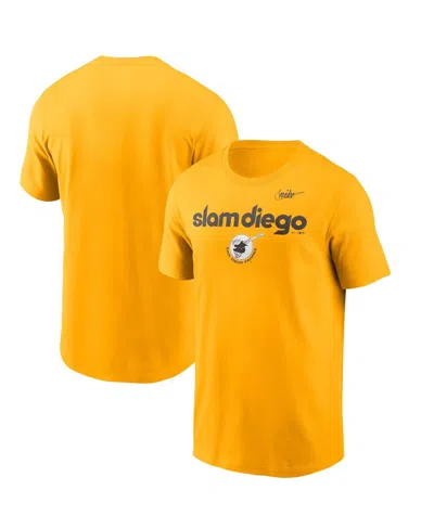 Fanatics Nike Men's Gold San Diego Padres Slam Diego Hometown T-shirt