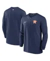 Fanatics Nike Men's Navy Houston Astros Authentic Collection Game Time Performance Quarter-zip Top In Navy