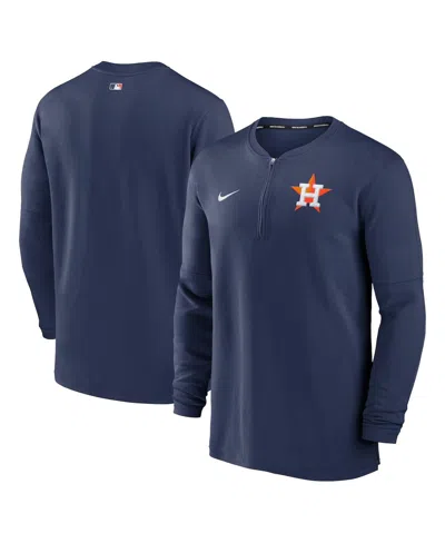 Fanatics Nike Men's Navy Houston Astros Authentic Collection Game Time Performance Quarter-zip Top