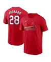 Fanatics Nike Men's Nolan Arenado Red St. Louis Cardinals Fuse Name Number T-shirt In Red