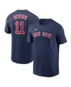 Fanatics Men's Rafael Devers Navy Boston Red Sox Fuse Name Number T-shirt In Navy
