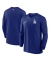 Fanatics Nike Men's Royal Los Angeles Dodgers Authentic Collection Game Time Performance Quarter-zip Top In Royal