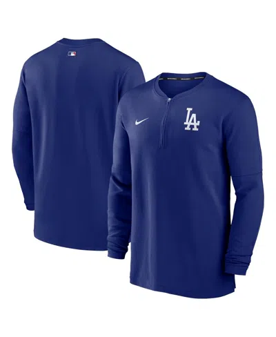 Fanatics Nike Men's Royal Los Angeles Dodgers Authentic Collection Game Time Performance Quarter-zip Top
