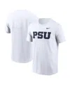 Fanatics Nike Men's White Penn State Nittany Lions Primetime Evergreen Alternate Logo T-shirt In White