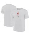 Fanatics Nike Men's White San Francisco Giants City Connect Practice Velocity Performance T-shirt In White