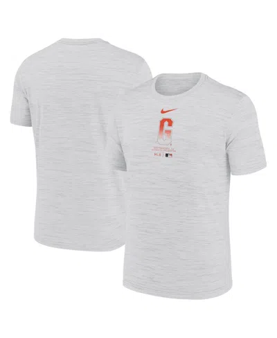 Fanatics Nike Men's White San Francisco Giants City Connect Practice Velocity Performance T-shirt