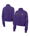 Fanatics Nike Women's Purple Minnesota Vikings Primetime Phoenix Half-zip Sweatshirt In Purple