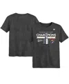 Fanatics Preschool Heather Charcoal Florida Panthers 2024 Stanley Cup Champions Locker Room T-shirt In Heather Charcoal