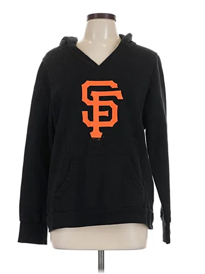 Pre-owned Fanatics Pullover Hoodie In Black