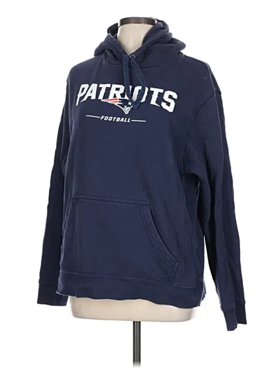 Pre-owned Fanatics Pullover Hoodie In Blue