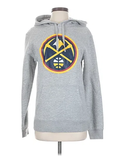 Pre-owned Fanatics Pullover Hoodie In Gray