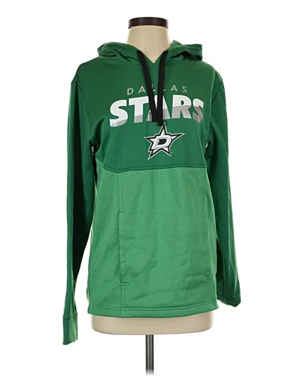 Pre-owned Fanatics Pullover Hoodie In Green