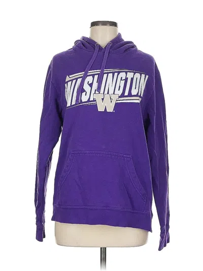 Pre-owned Fanatics Pullover Hoodie In Purple