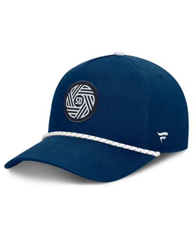 Fanatics San Diego Fc Structured Two-seam Rope Baseball Cap In Blue