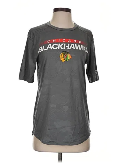 Pre-owned Fanatics Short Sleeve Top Black Crew Neck Tops