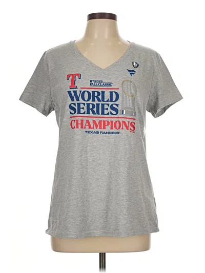 Pre-owned Fanatics Short Sleeve T-shirt In Gray
