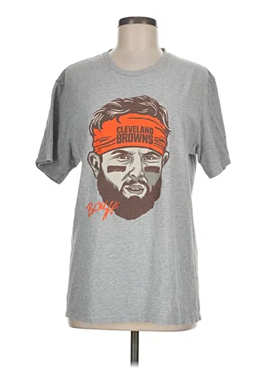 Pre-owned Fanatics Short Sleeve T-shirt In Gray