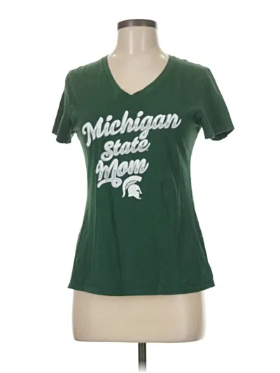 Pre-owned Fanatics Short Sleeve T-shirt In Green