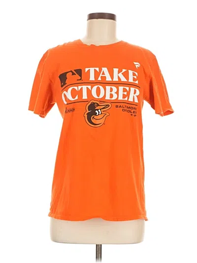 Pre-owned Fanatics Short Sleeve T-shirt In Orange