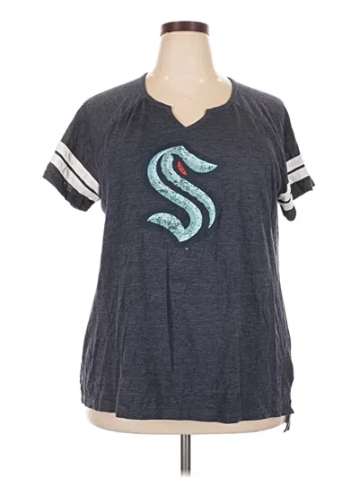 Pre-owned Fanatics Short Sleeve T-shirt In Teal