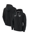 Fanatics Signature Men's And Women Sacramento Kings Elements Super Soft Fleece Pullover Hoodie In Black