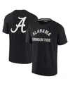 Fanatics Signature Men's And Women's  Black Alabama Crimson Tide Super Soft Short Sleeve T-shirt In Black