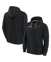 Fanatics Signature Men's And Women's  Black Carolina Panthers Super Soft Fleece Pullover Hoodie In Black