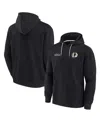 Fanatics Signature Men's And Women's  Black Dallas Mavericks Super Soft Fleece Pullover Hoodie In Black