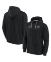 Fanatics Signature Men's And Women's  Black New York Jets Super Soft Fleece Pullover Hoodie In Black