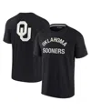 Fanatics Signature Men's And Women's  Black Oklahoma Sooners Super Soft Short Sleeve T-shirt In Black