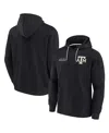 Fanatics Signature Men's And Women's  Gray Texas A&m Aggies Super Soft Pullover Crew Sweatshirt In Black